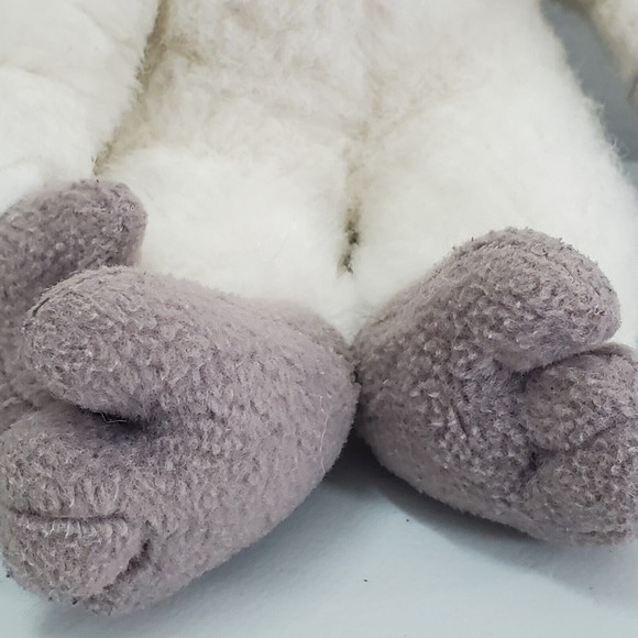 Vintage‎ Sears Baby Yeti Plush Lot 2 White Gray Stuffed Animal Toy 1990s - Picture 3 of 9